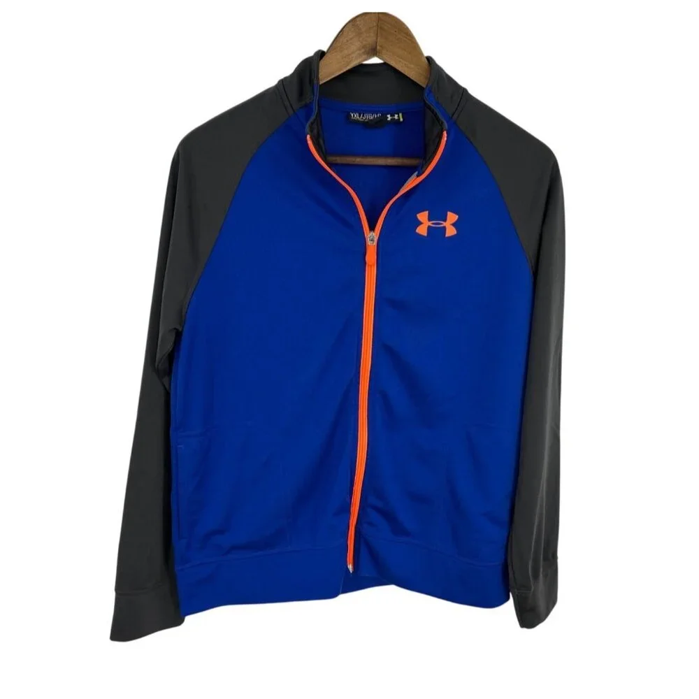 Under Armour Loose Fit Long Sleeve Full Zip Jacket Youth Size YXL